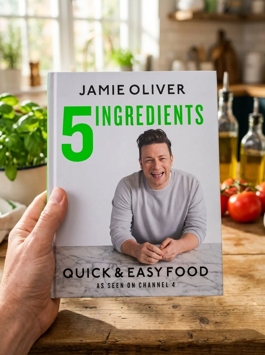 5 Ingredients - Quick & Easy Food — Джеймі Олівер, обкладинка