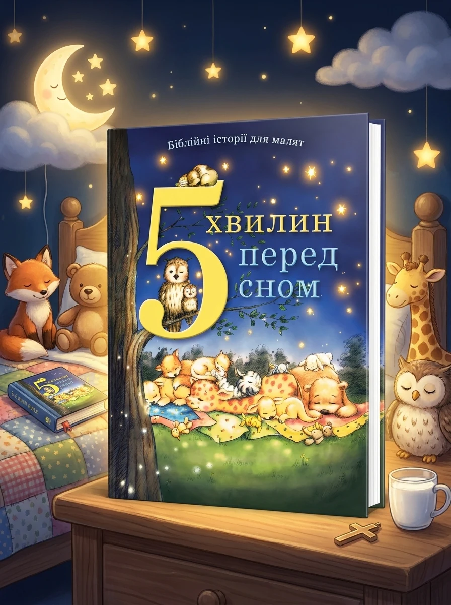 5 хвилин перед сном. Біблійні історії для малят — Дитячі книги