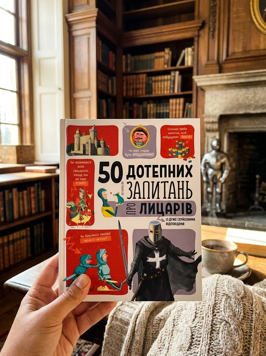 50 дотепних запитань про лицарів із дуже серйозними відповідями — Дитяча література