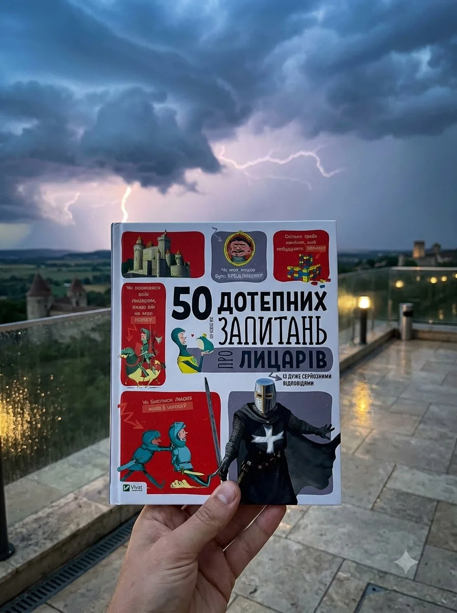 50 дотепних запитань про лицарів із дуже серйозними відповідями. Від 7 років — Дитячі енциклопедії