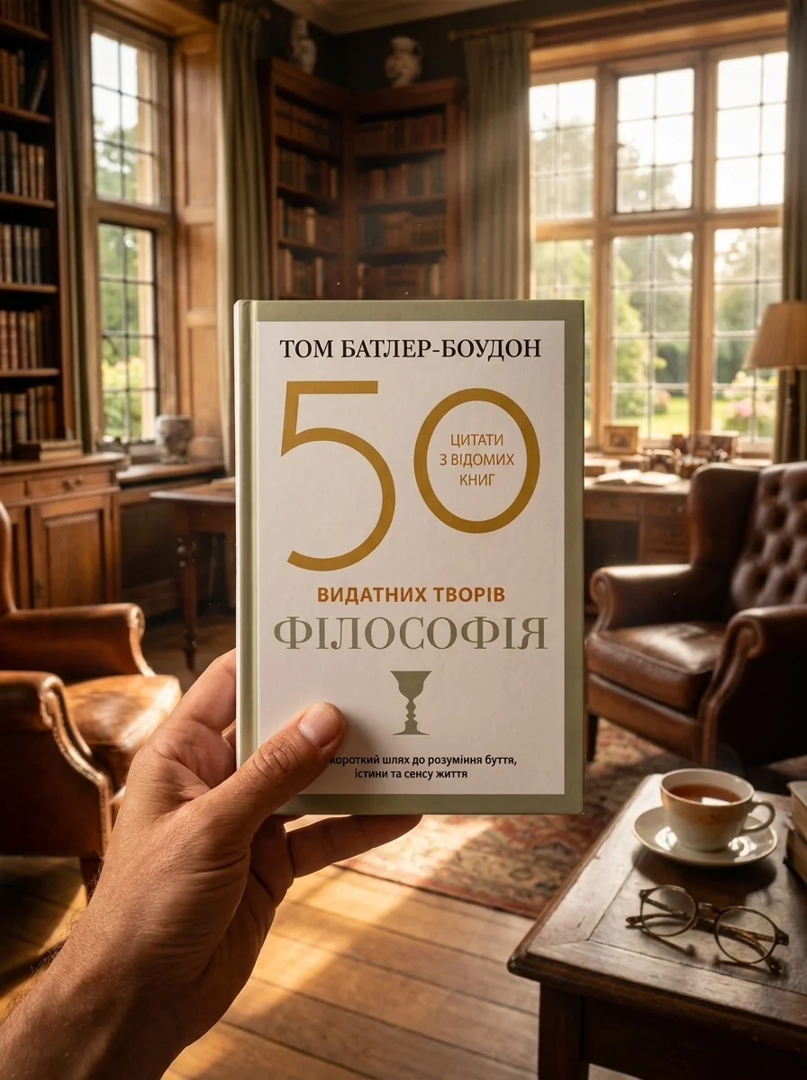 50 видатних творів. Філософія — Том Батлер-Боудон, обкладинка