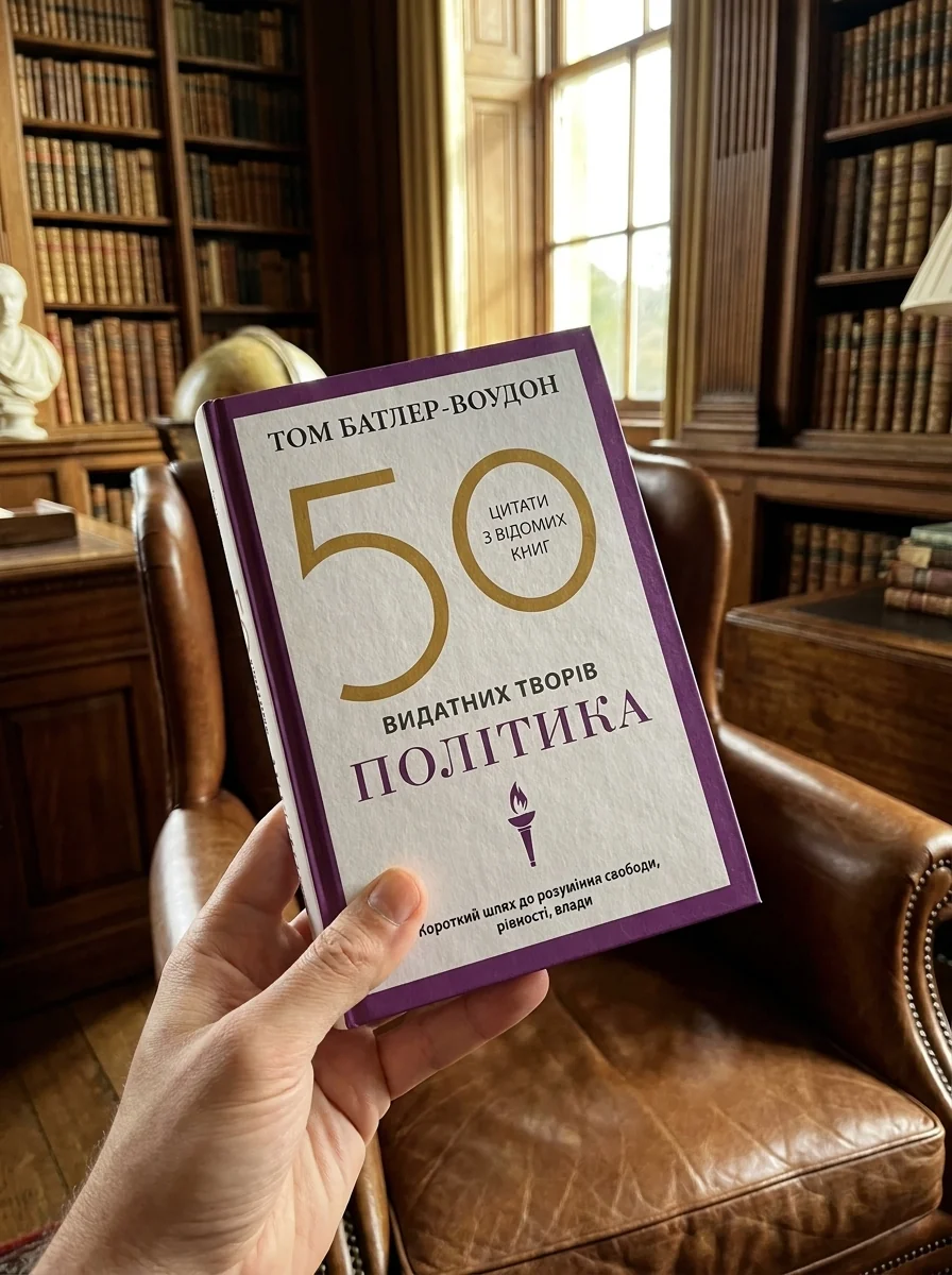 50 видатних творів. Політика — Батлер-Боудон Т., обкладинка