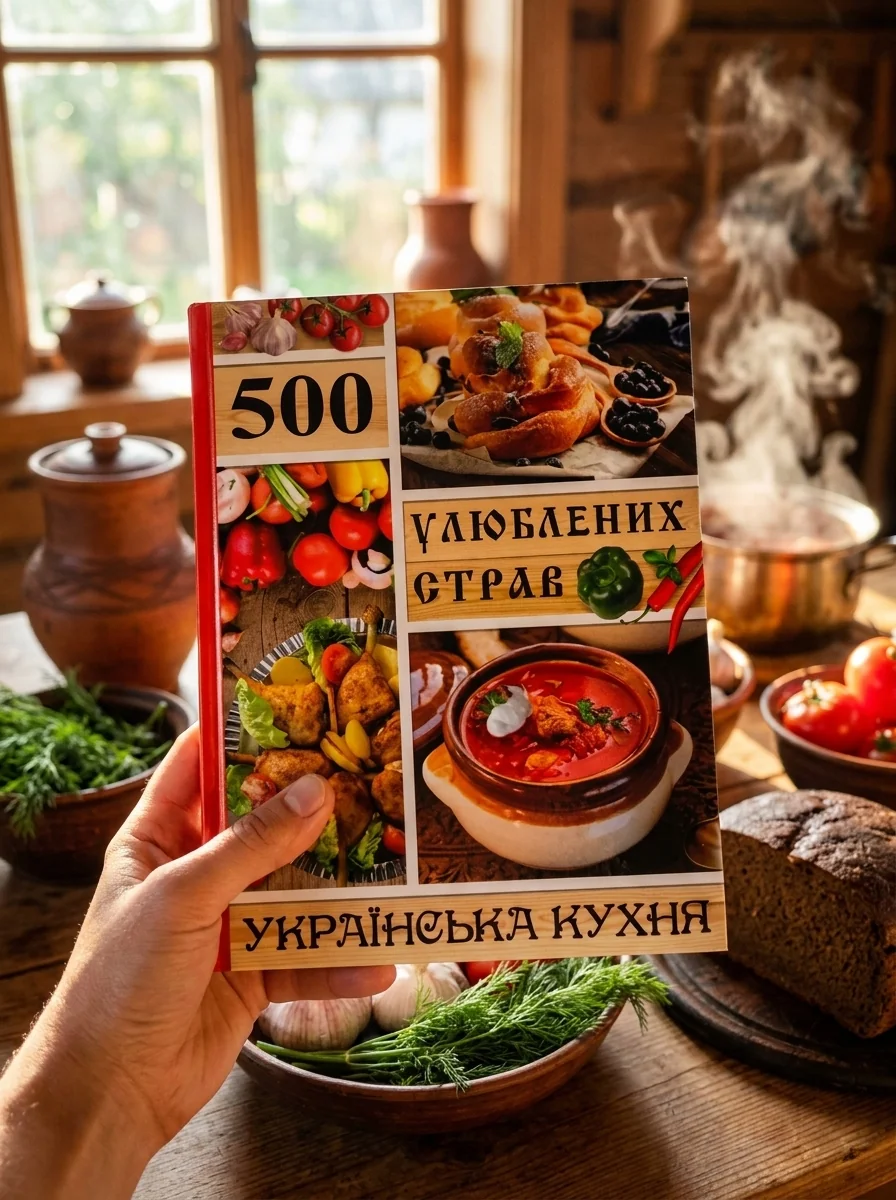 500 улюблених страв. Українська кухня — Карпенко Юлія., обкладинка