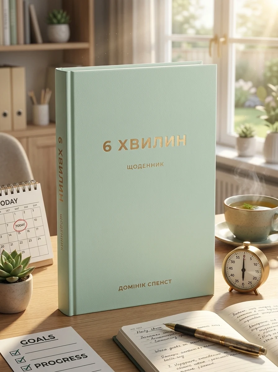 6 хвилин. Щоденник, який змінить ваше життя, м'ятний — Бізнес та саморозвиток