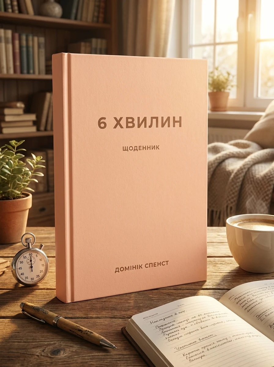 6 хвилин. Щоденник, який змінить ваше життя, пудровий