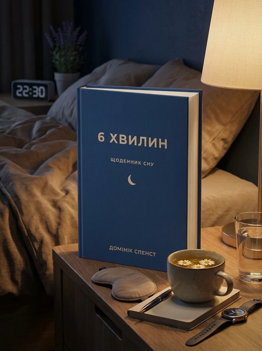6 хвилин. Щоденник сну, який навчить швидко засинати й прокидатися бадьорим