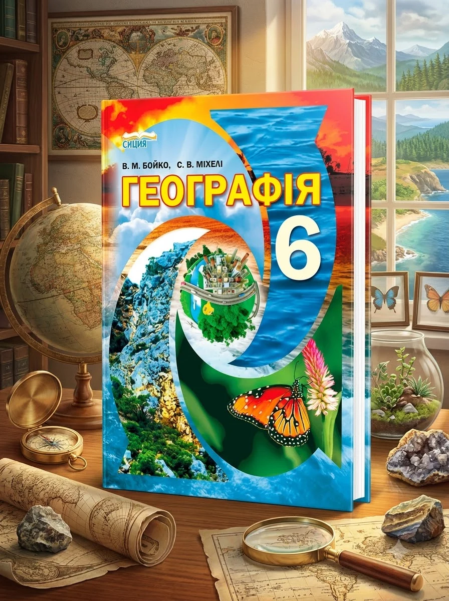 6 клас Географія Підручник — Бойко А.В., фото 2