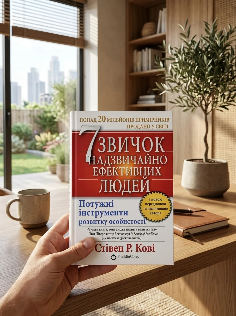 7 звичок надзвичайно ефективних людей — Кові Стівен, обкладинка