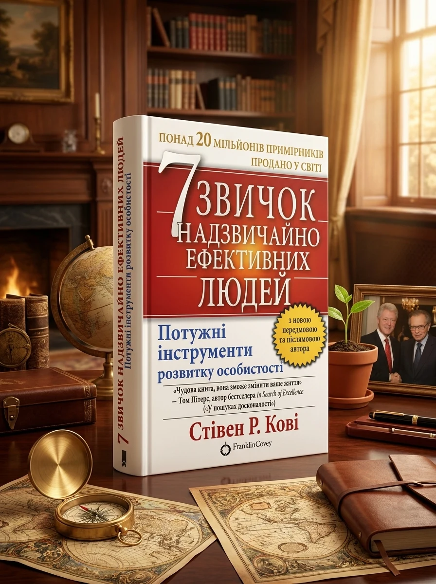 7 звичок надзвичайно ефективних людей — Книги для особистісного розвитку