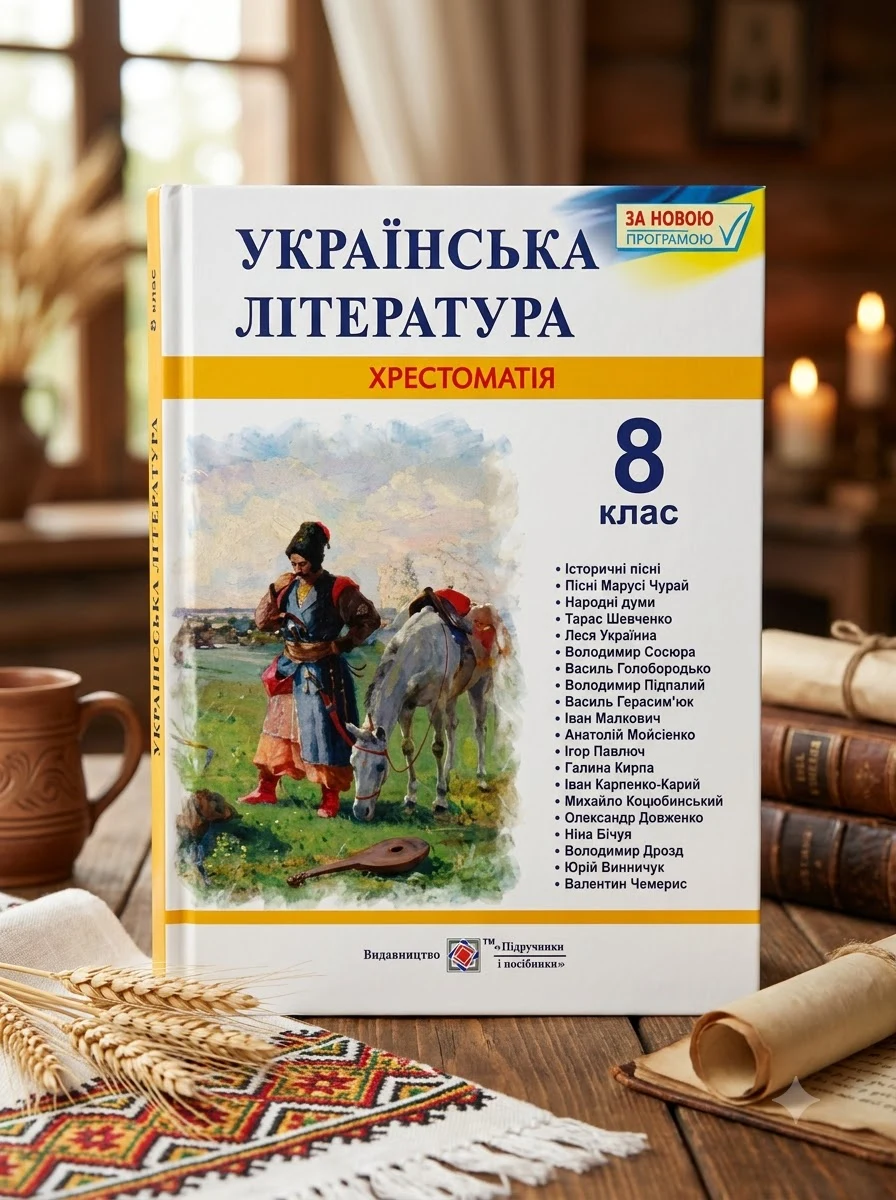 8 клас Українська література Хрестоматія — фото 2