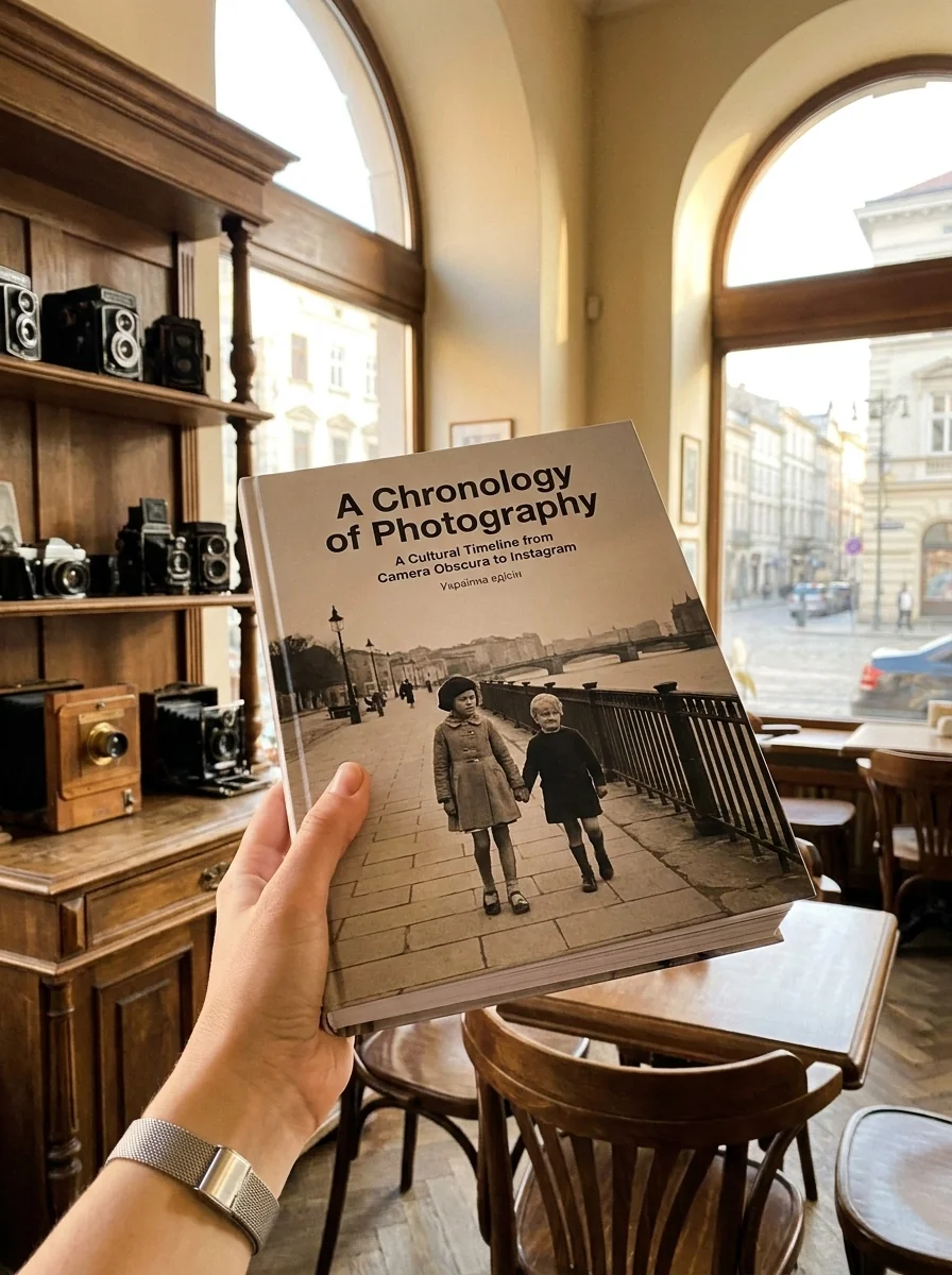 A Chronology of Photography. A Cultural Timeline from Camera Obscura to Instagram — Пол Лоу, обкладинка