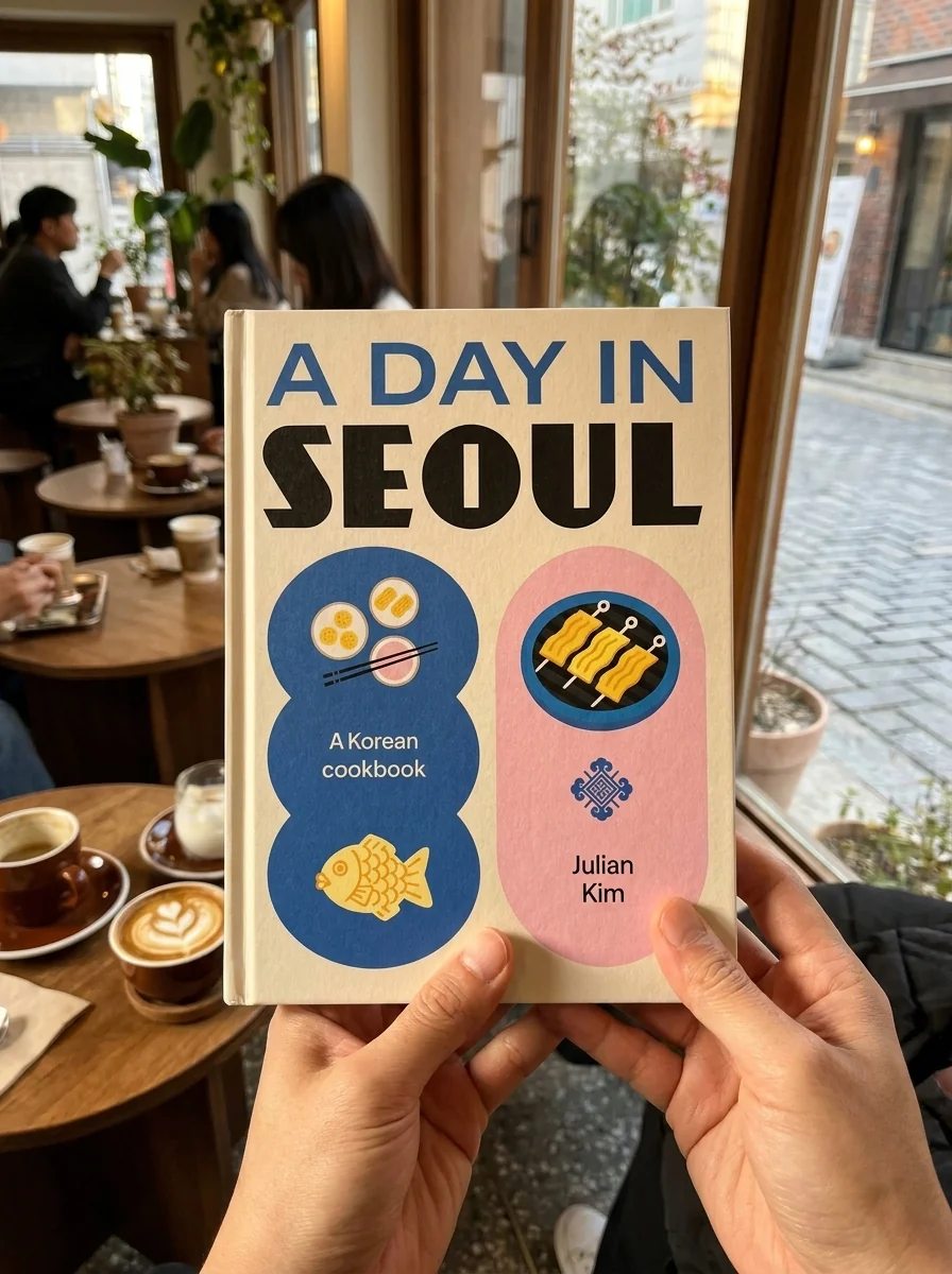 A Day in Seoul. A Korean Cookbook — Julian Kim, обкладинка