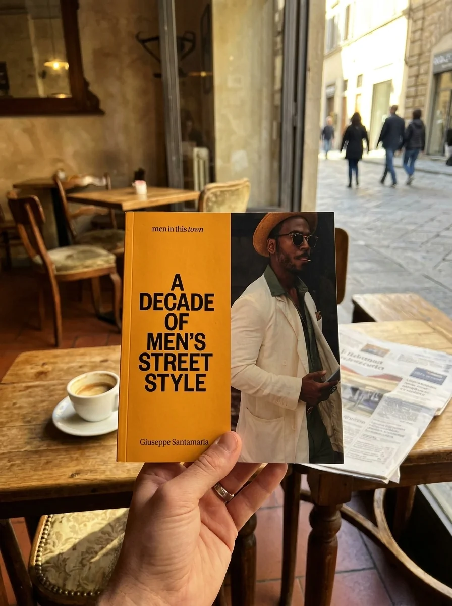 A Decade of Men's Street Style — Джузеппе Сантамарія, обкладинка