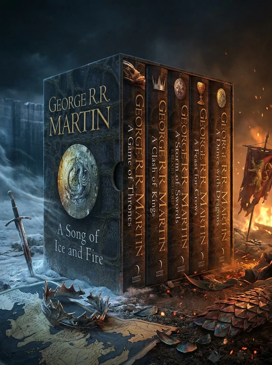A Game of Thrones. The Story Continues. The Complete Boxset of All 6 Books