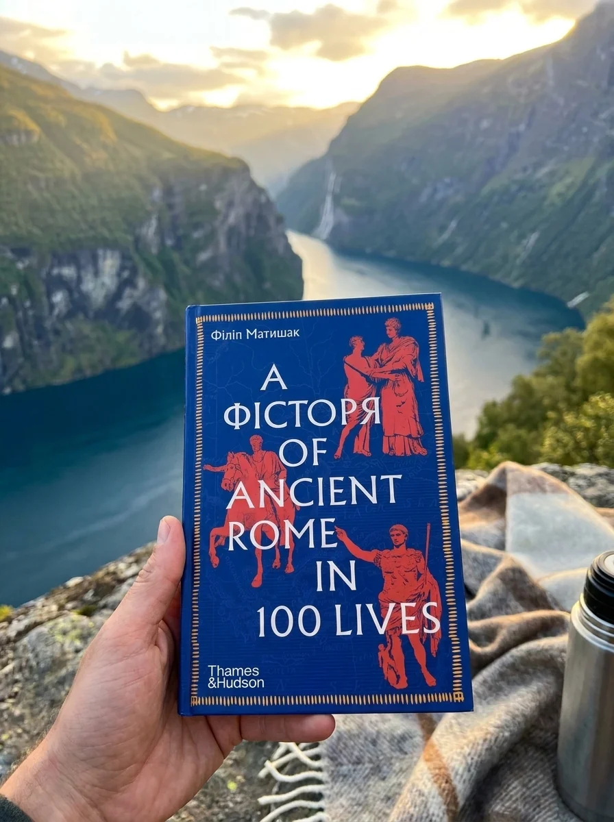 A History of Ancient Rome in 100 Lives — Філіп Матишак, обкладинка