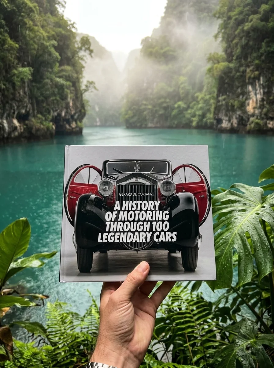A History of Motoring Through 100 Legendary Cars — Жерар де Кортанз, обкладинка