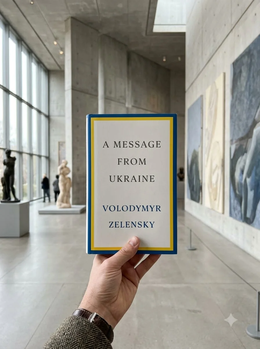 A Message From Ukraine — Володимир Зеленський, обкладинка