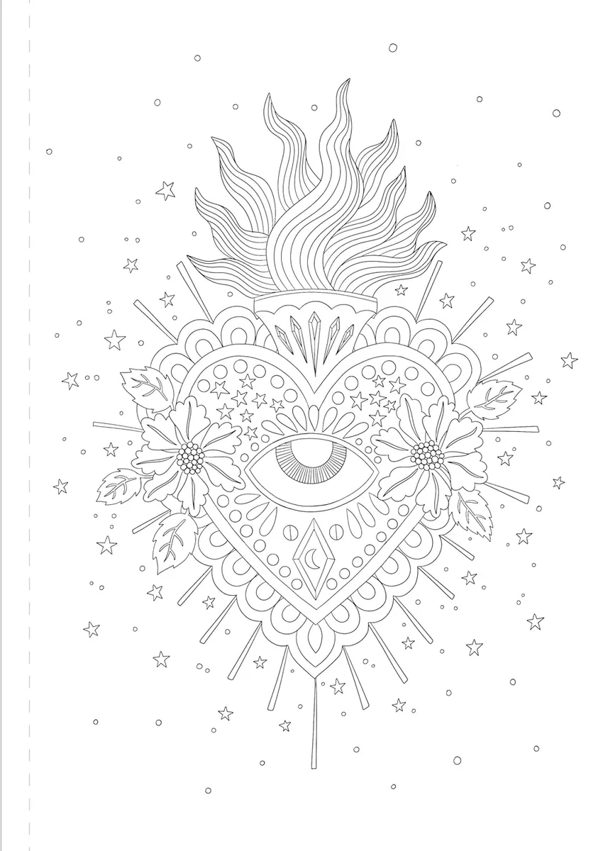 A Mystical Coloring Book. Unlock Your Magic. 50 Inspiring Images to Color — Софія Ліотта, фото 4