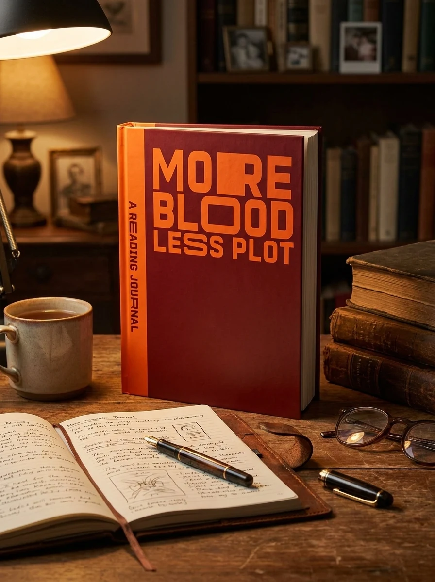 A Reading Journal: More Blood, Less Plot, обкладинка