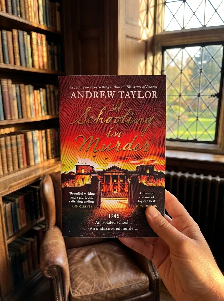 A Schooling in Murder — Ендрю Тейлор, обкладинка