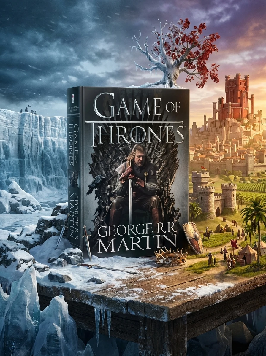 A Song of Ice and Fire. A Game of Thrones. Book 1 — Джордж Р. Р. Мартін, обкладинка