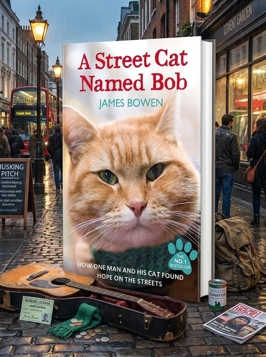 A Street Cat Named Bob : How one man and his cat found hope on the streets
