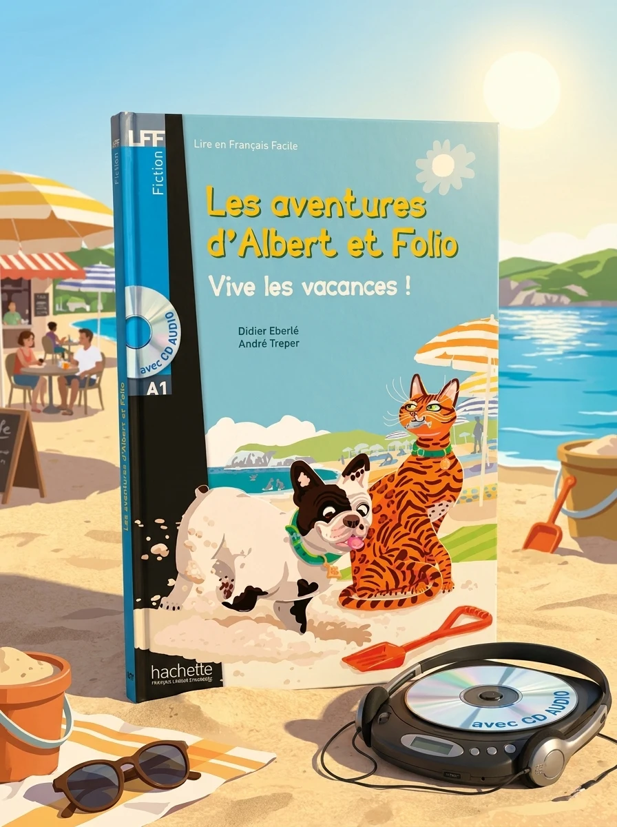 A1. Albert et Folio. Vive les vacances! + CD audio