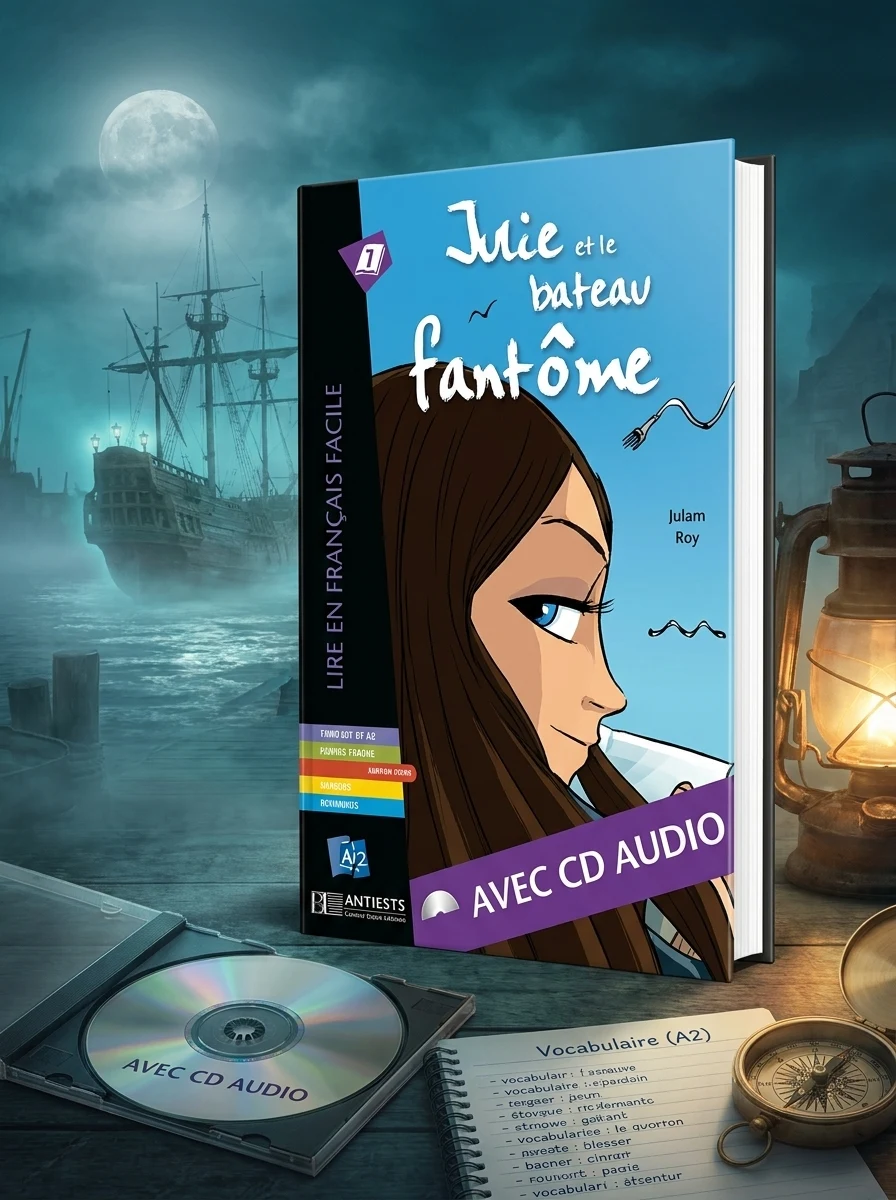 A2 Julie et le bateau fanto'me + CD audio — Вивчення мов