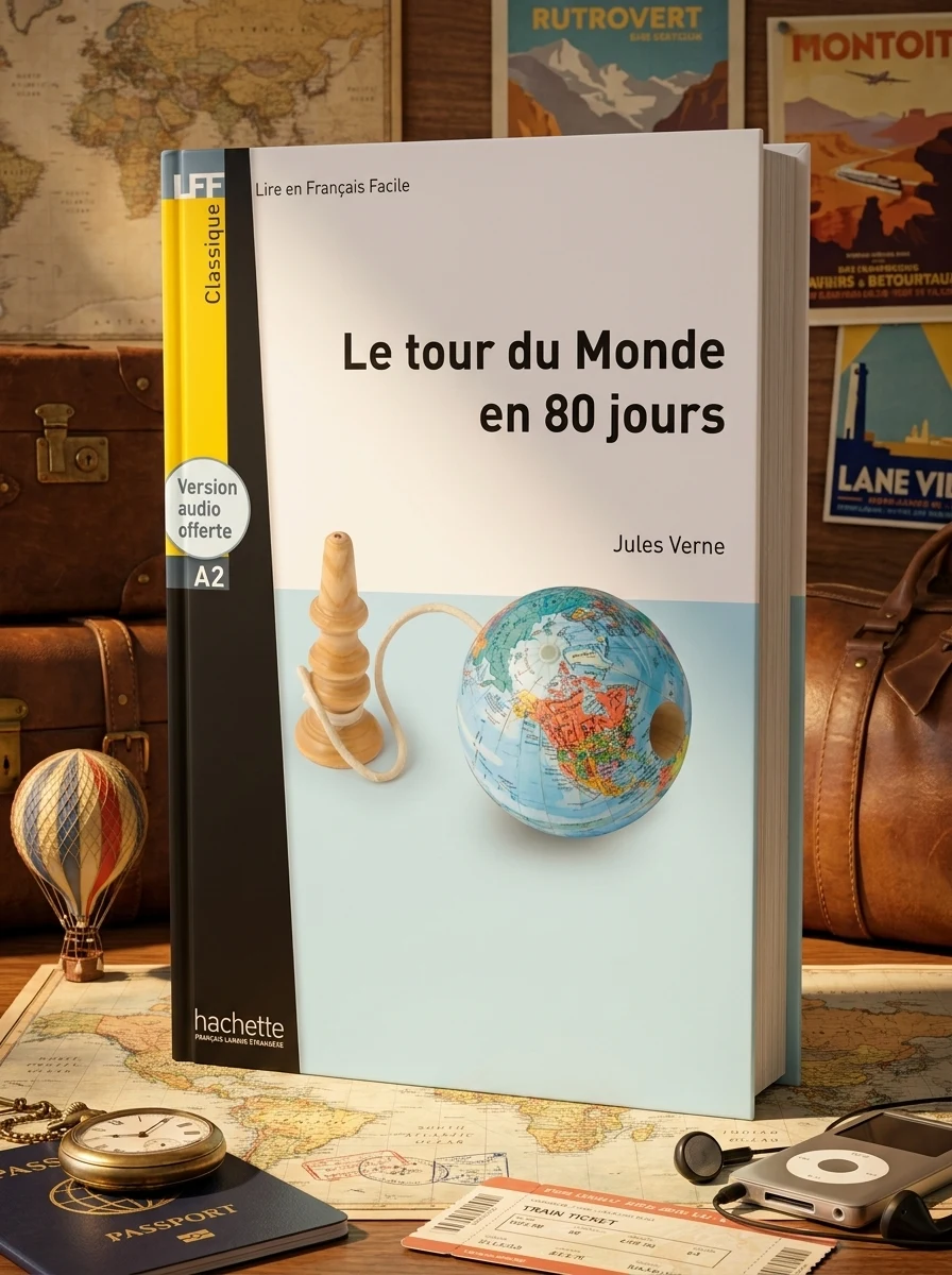 A2 Le Tour du monde en 80 jours + CD audio MP3