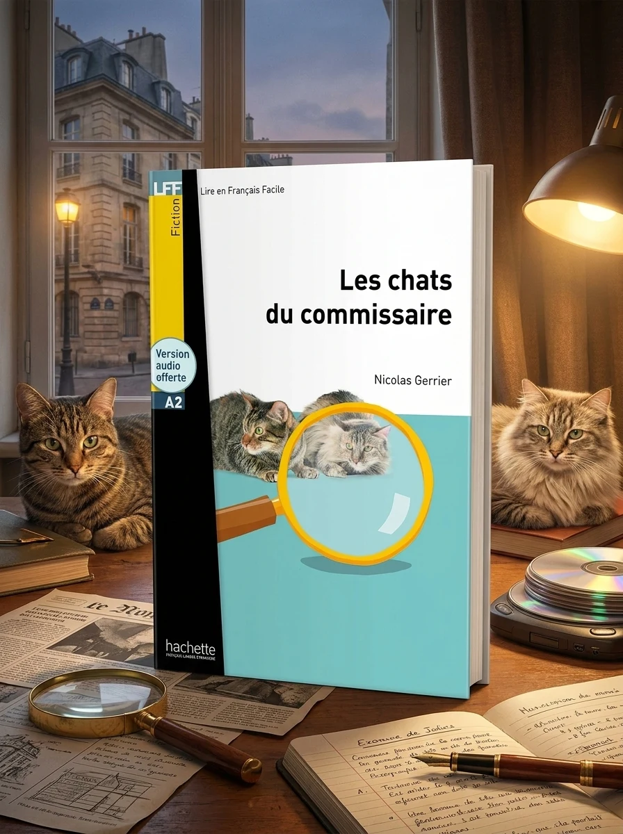A2 Les chats du commissaire + CD audio — Вивчення мов