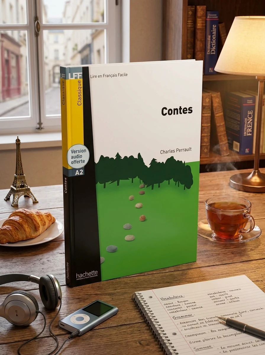A2 Les Contes + CD audio MP3 — Вивчення мов