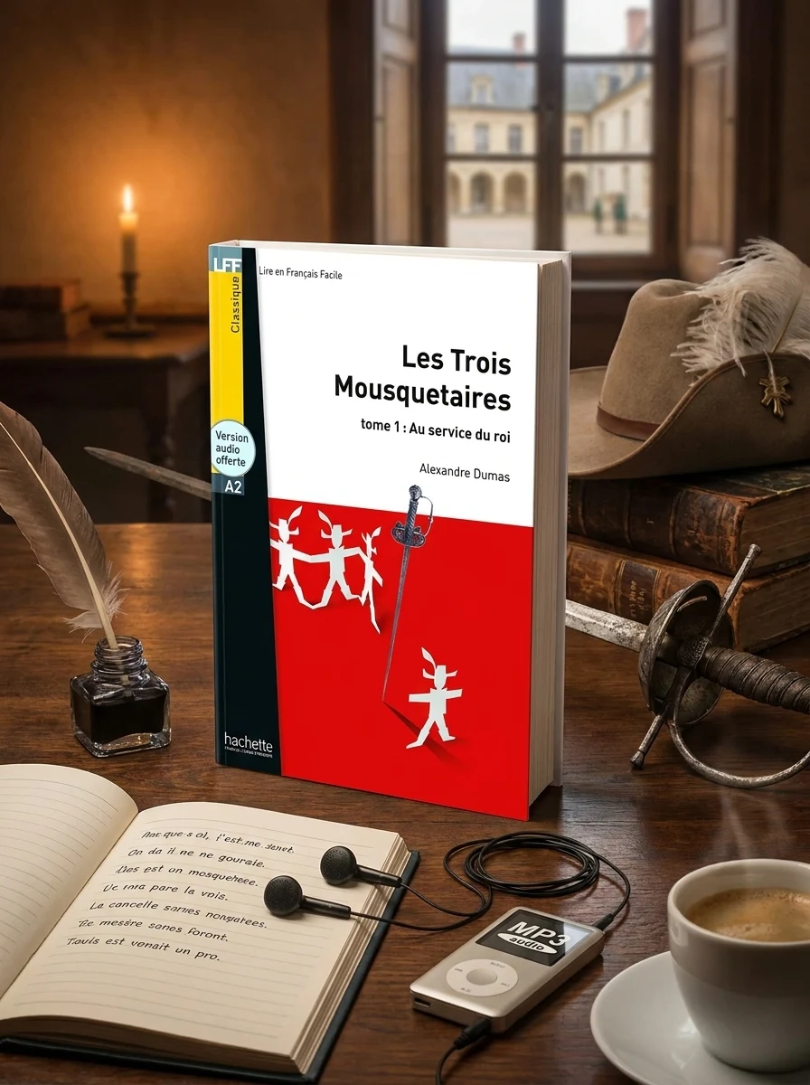 A2 Les Trois Mousquetaires. Tome 1 + CD audio MP3 — Вивчення мов