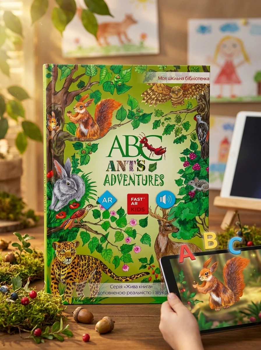 ABC Ant's adventures з доповненою реальністю — Вивчення мов