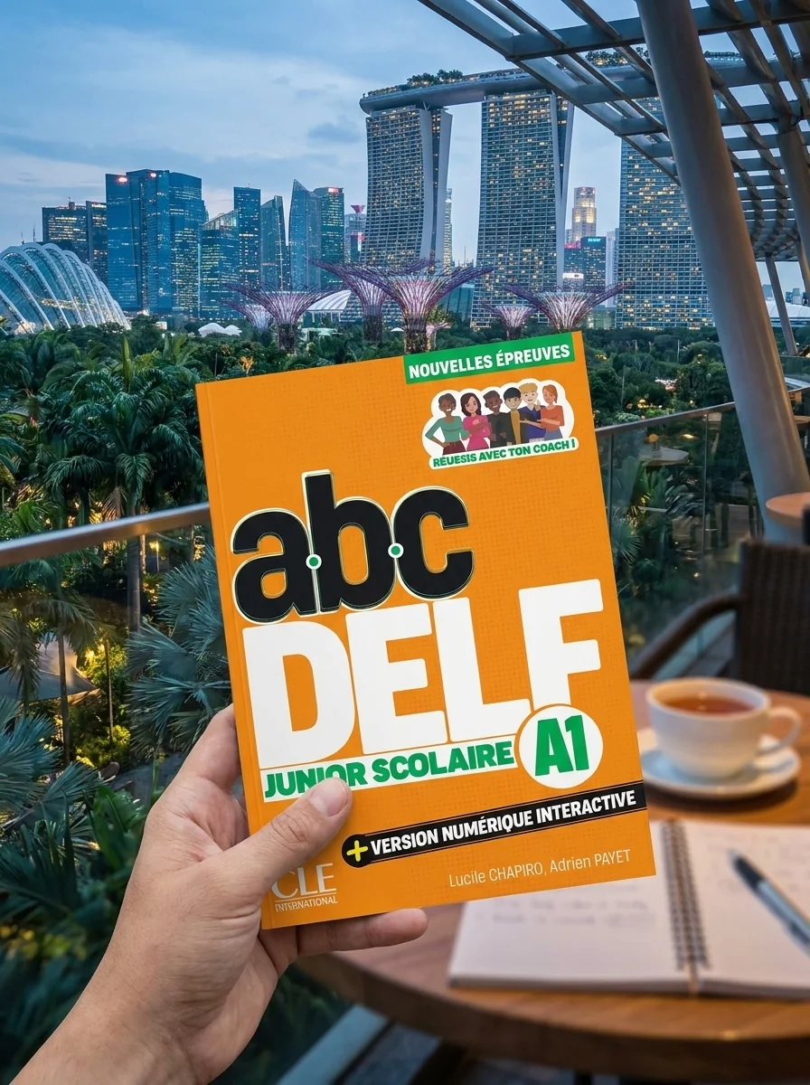 ABC DELF Junior scolaire Niveau A1 3e edition — Люсіль Шапіро, обкладинка