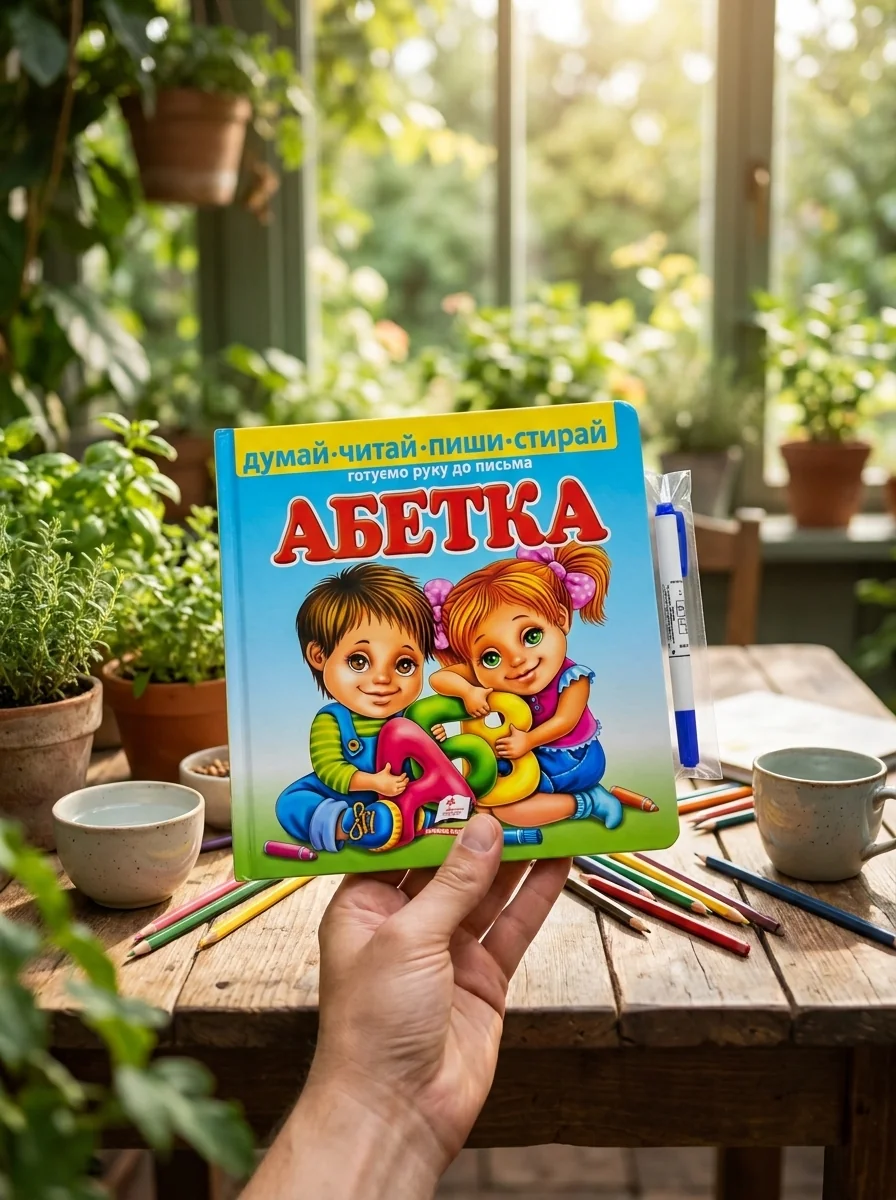 Абетка. Готуємо руку до письма. Тверда обкладинка, обкладинка
