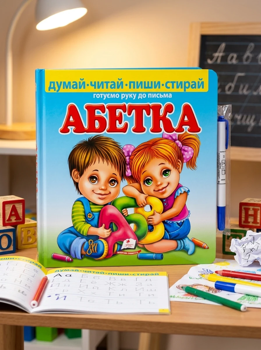 Абетка. Готуємо руку до письма. Тверда обкладинка — Навчальна література