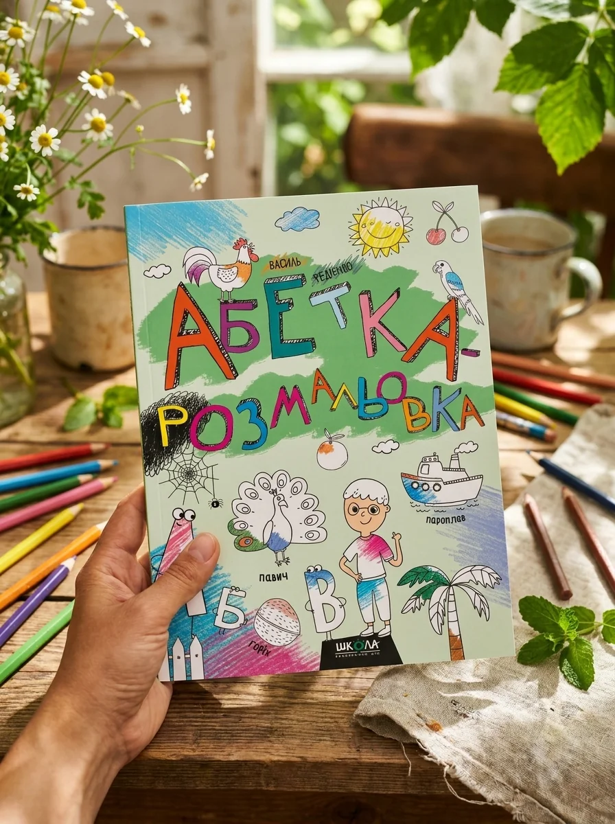 Абетка-розмальовка | купити книгу онлайн