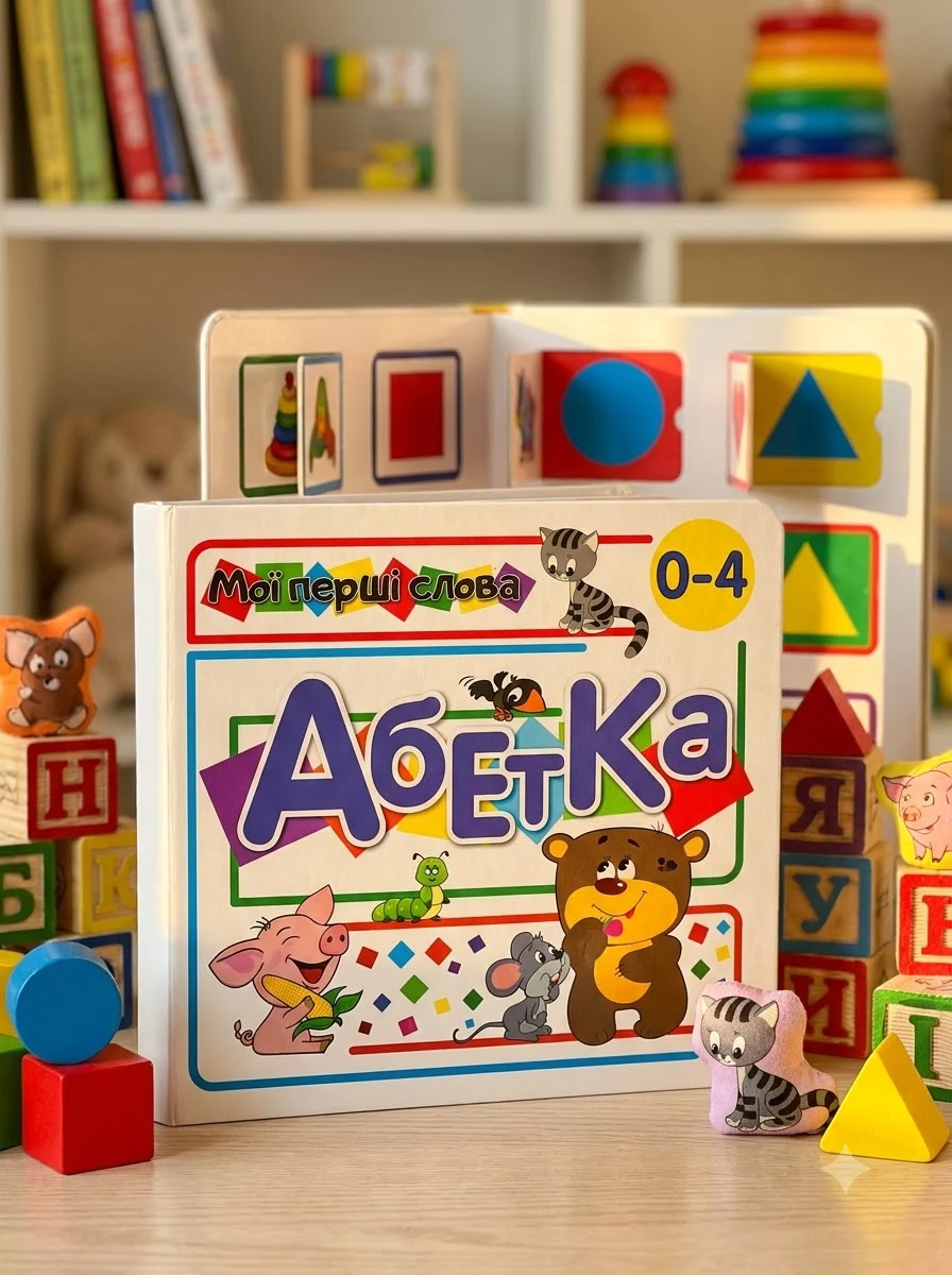 Абетка тварини. Мої перші слова (33 віконця) — Дитячі книги