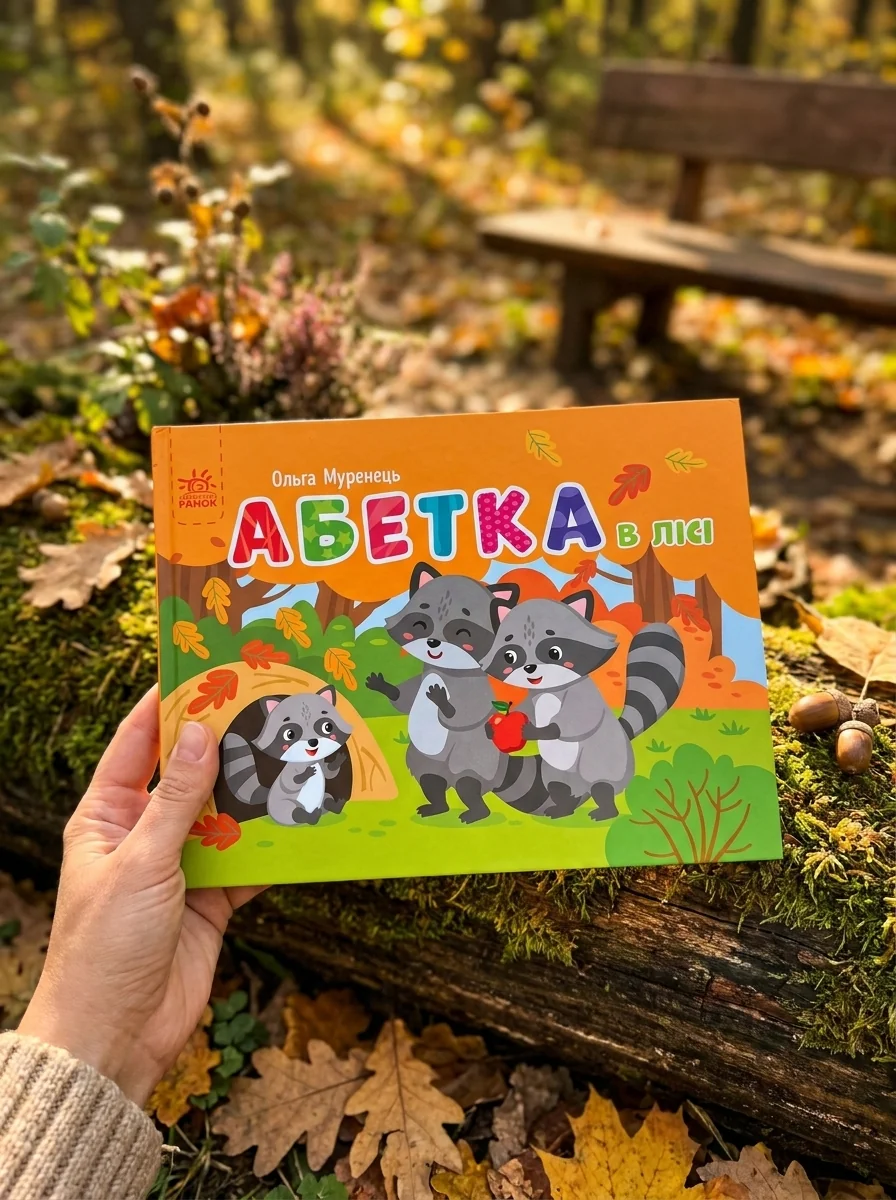 Кишенькова абетка. Абетка в лісі — Розвивальні книги