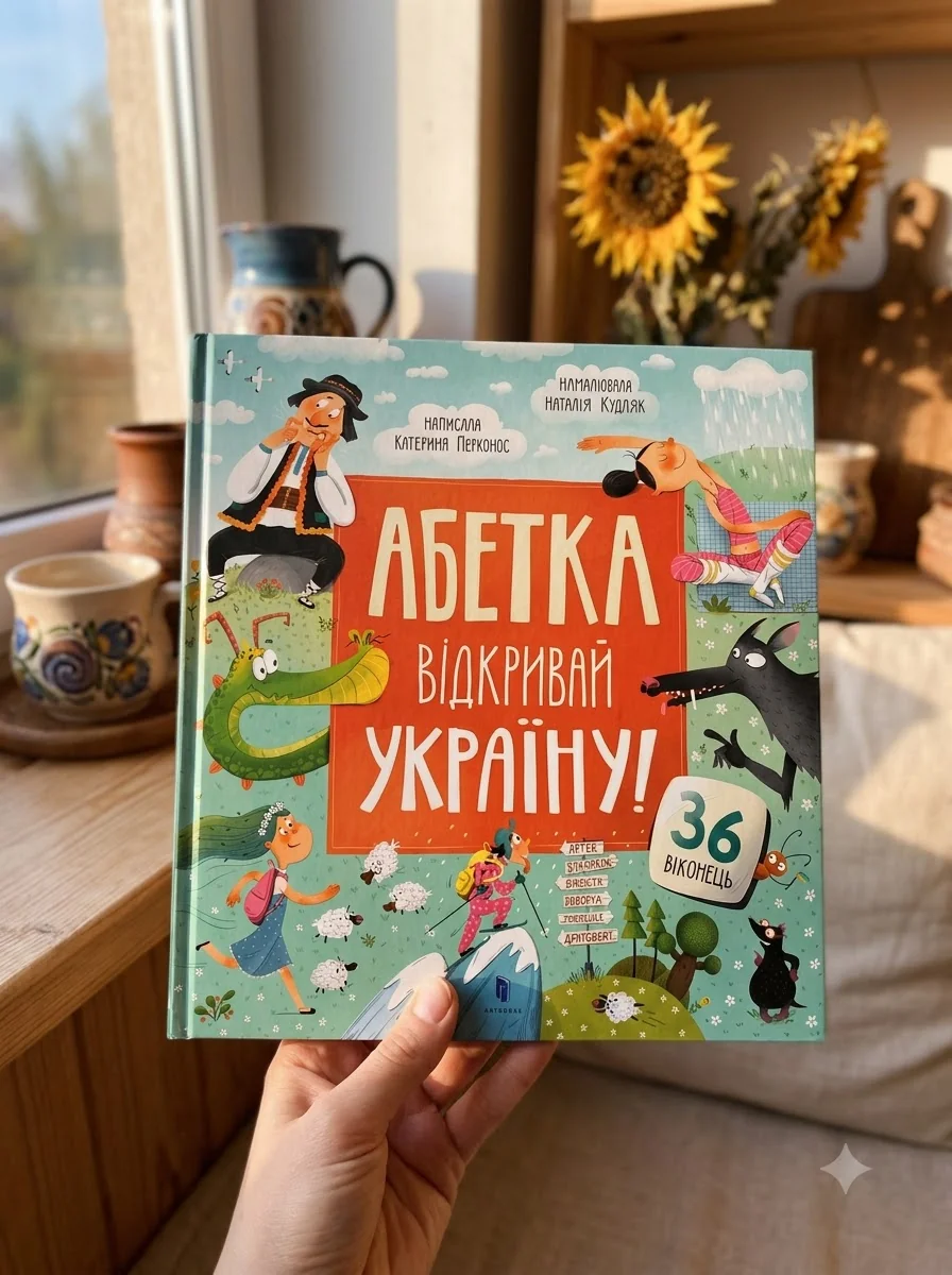 Абетка. Відкривай Україну! — Дитячі подарункові книги