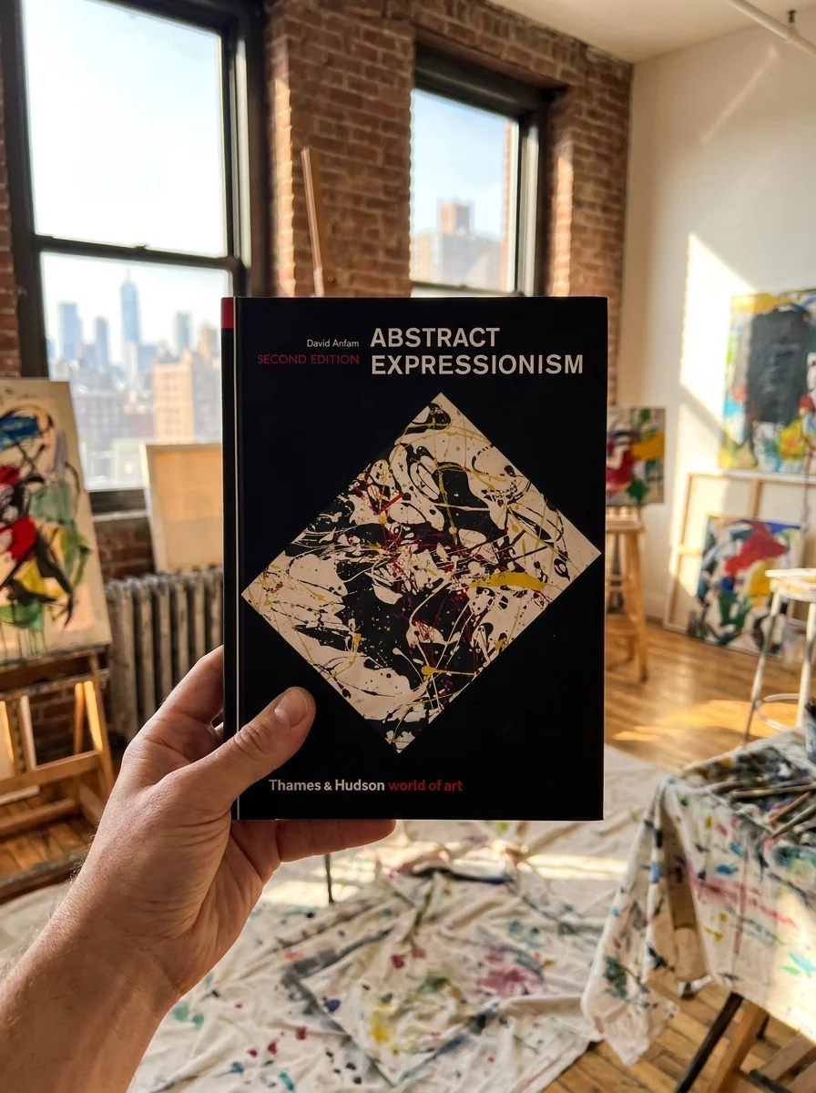 Abstract Expressionism — Девід Анфам, обкладинка