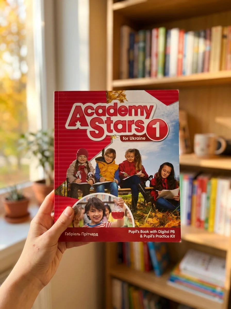 Academy Stars for Ukraine Level 1 Pupil's Book with Digital PB & Pupil's Practice Kit — Вивчення мов