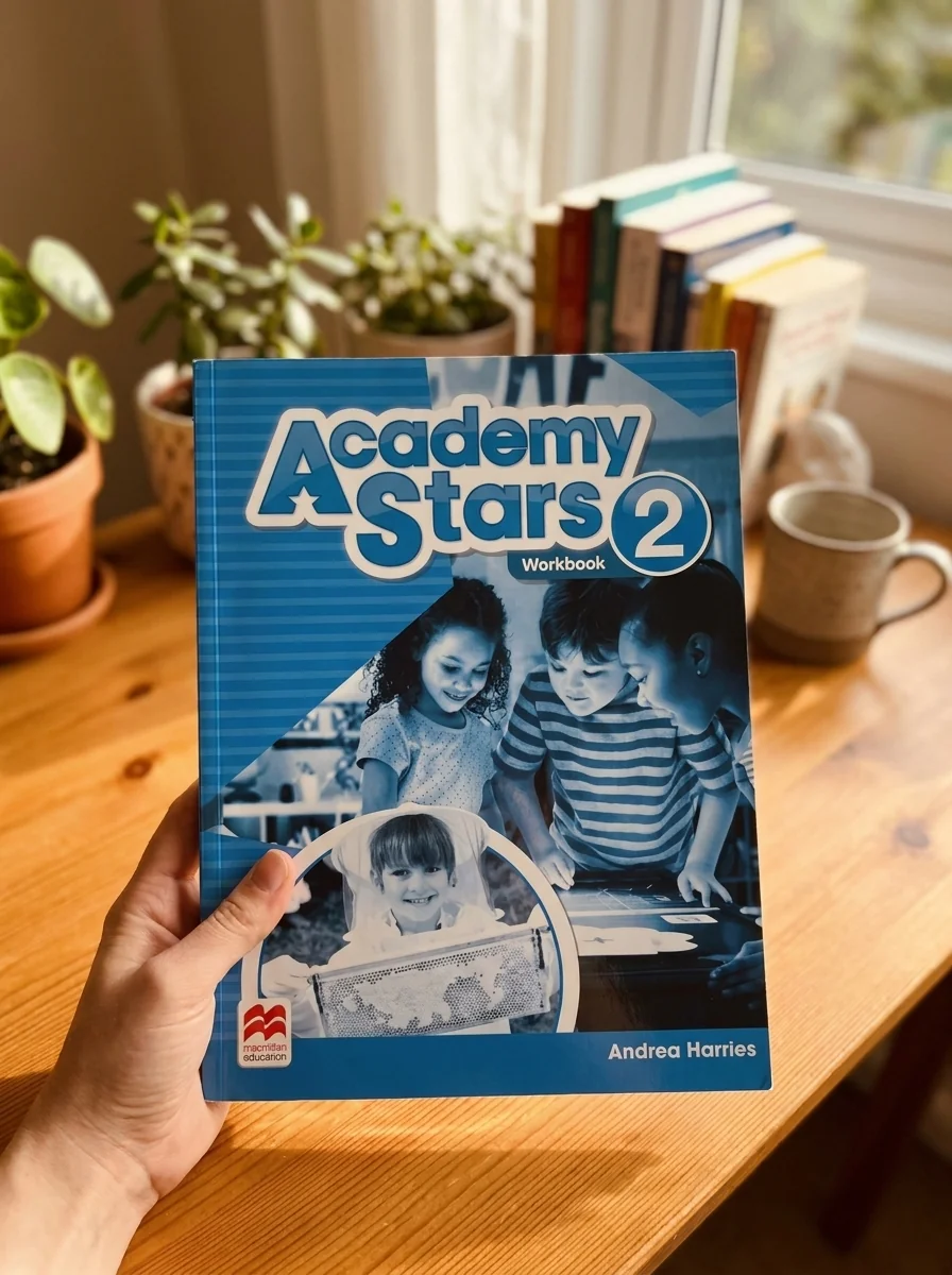 Academy Stars for Ukraine Level 2 Workbook — Андреа Харріес, обкладинка