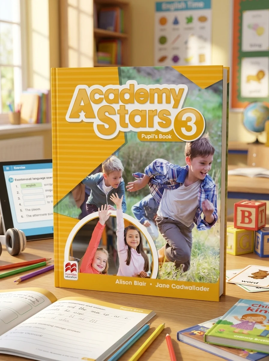 Academy Stars for Ukraine Level 3. Pupil's Book with Digital PB & Pupil's Practice Kit