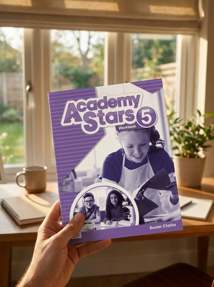 Academy Stars for Ukraine Level 5 Workbook — Сьюзен Кларк, обкладинка