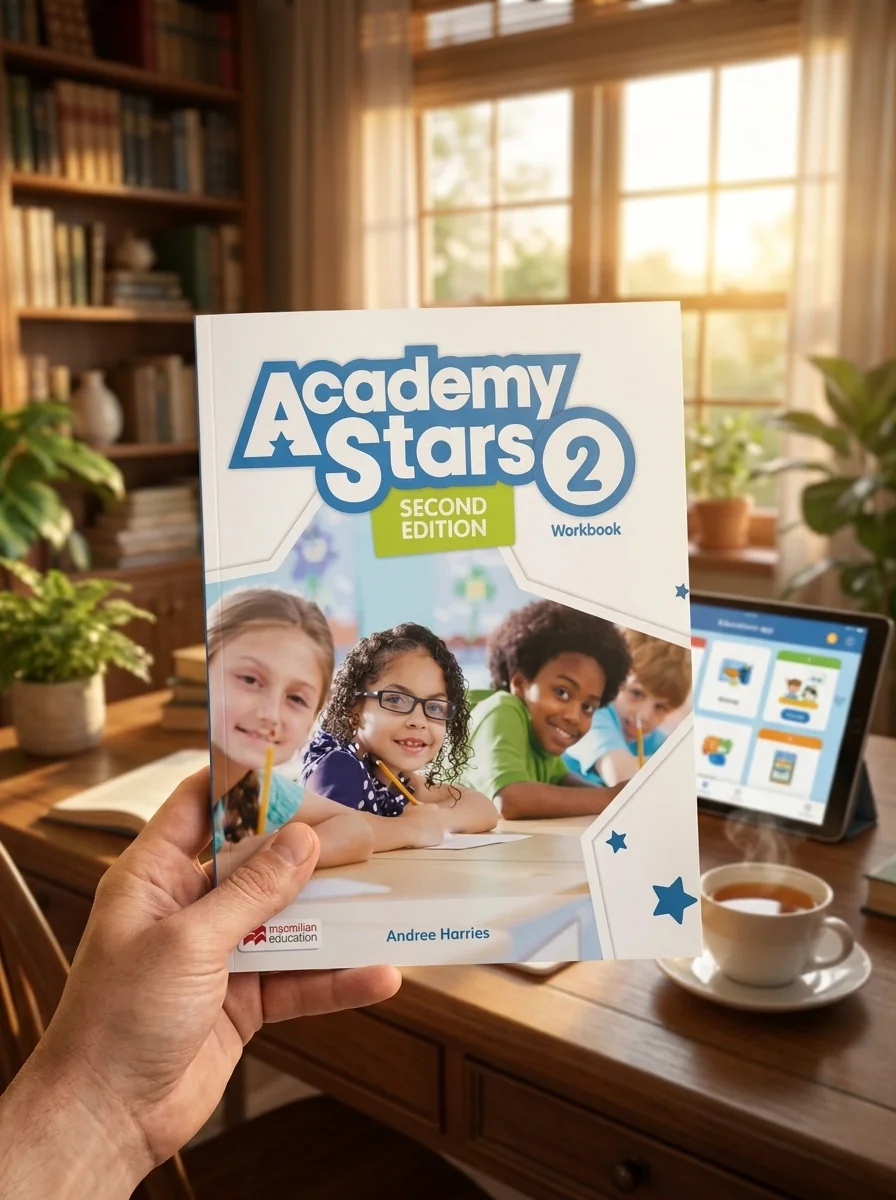 Academy Stars Second Edition Level 2 Workbook with Digital — Андреа Харріес, обкладинка