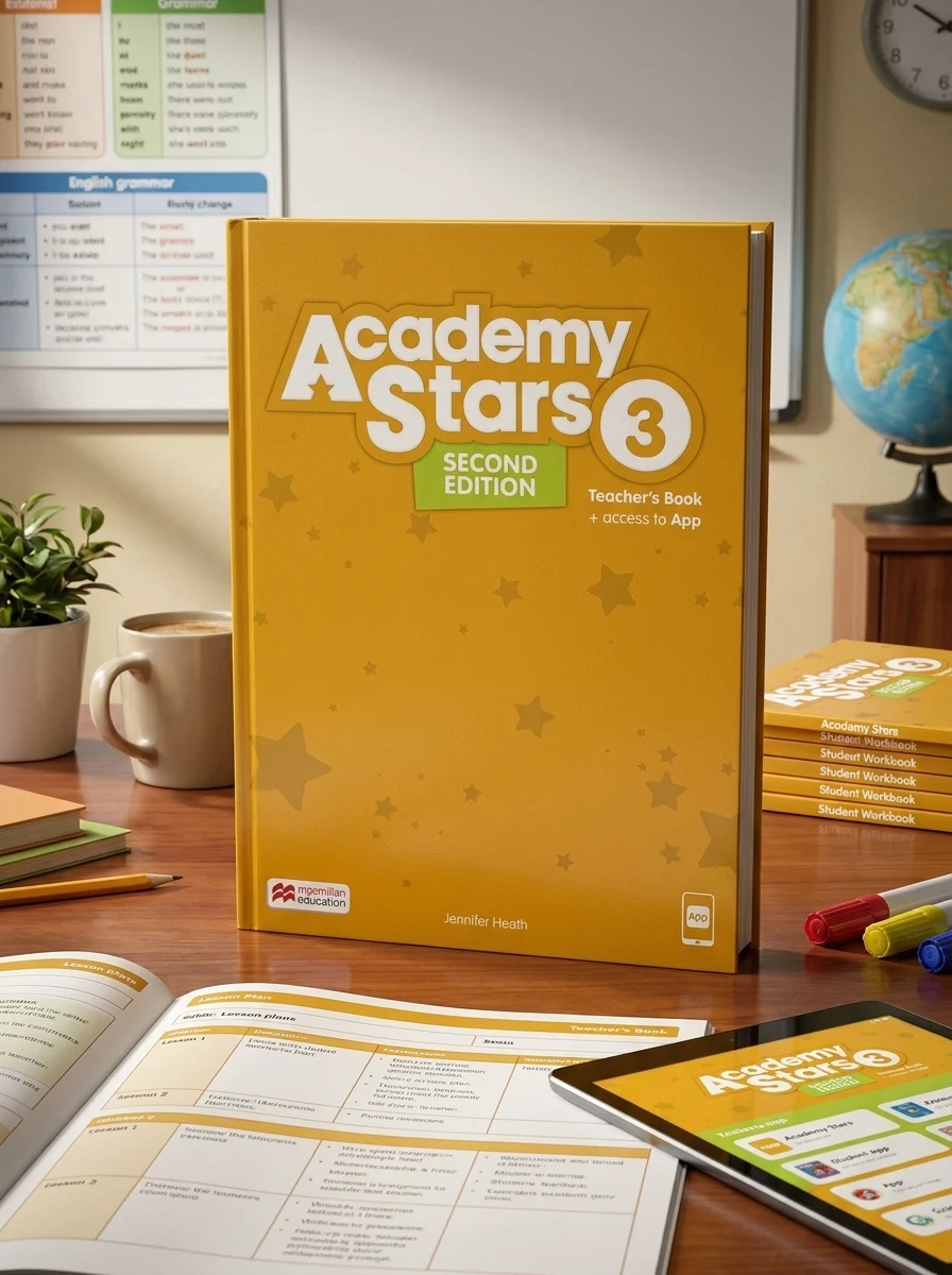 Academy Stars Second Edition Level 3 Teacher's Book with App — Вивчення мов
