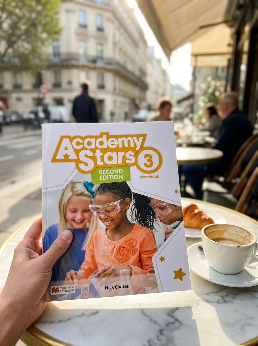 Academy Stars Second Edition Level 3 Workbook with Digital — Нік Коутс, обкладинка
