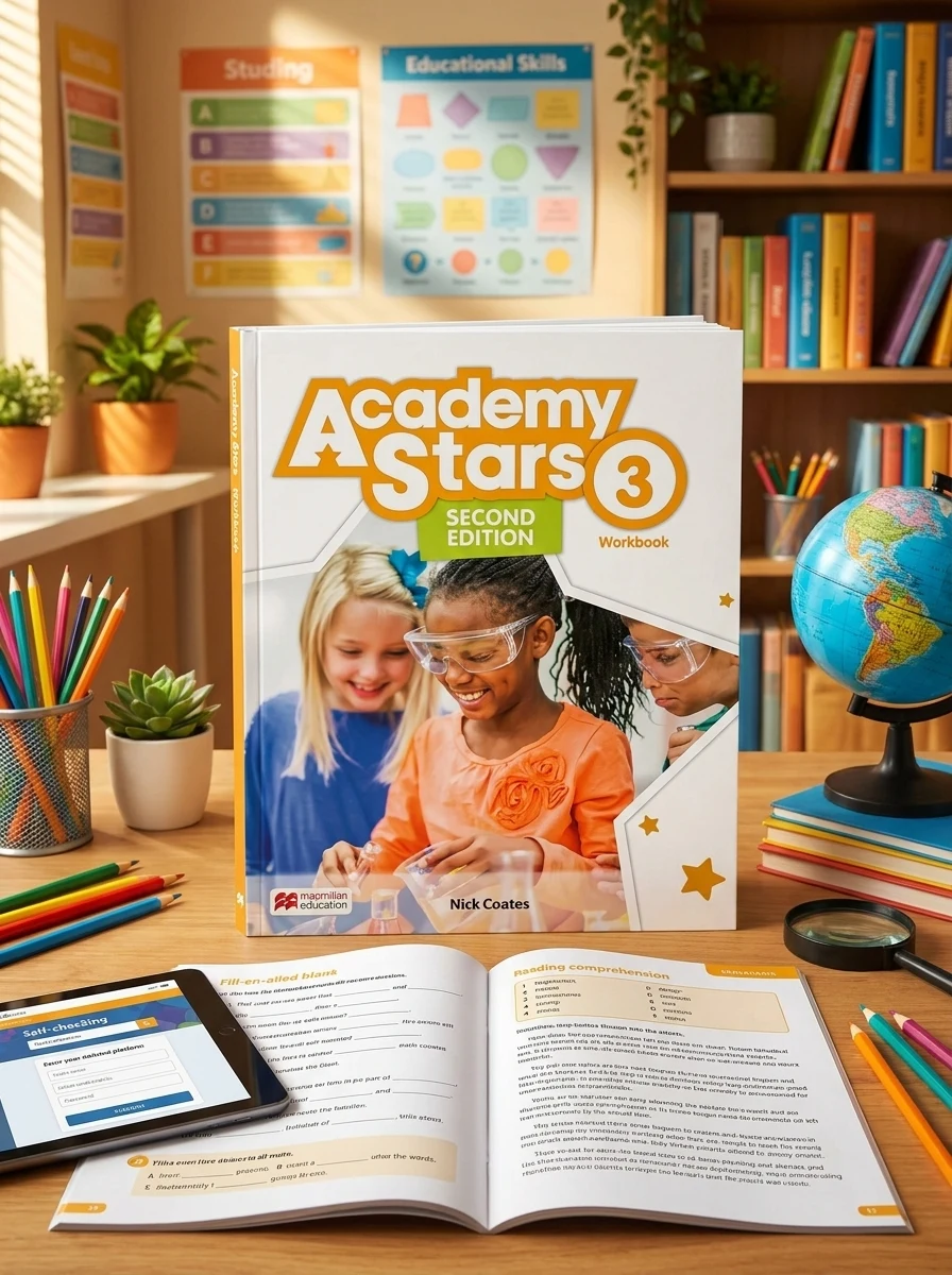 Academy Stars Second Edition Level 3 Workbook with Digital — Вивчення мов