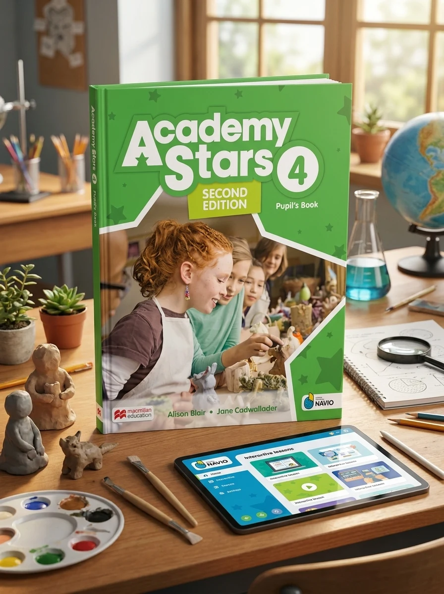 Academy Stars Second Edition Level 4 Pupil's Book with Navio App and Digital Pupil's Book